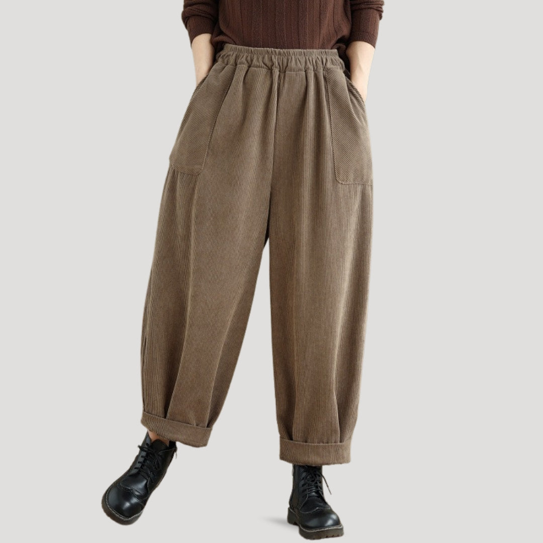 Eloise | Corduroy Wide-Leg Pants