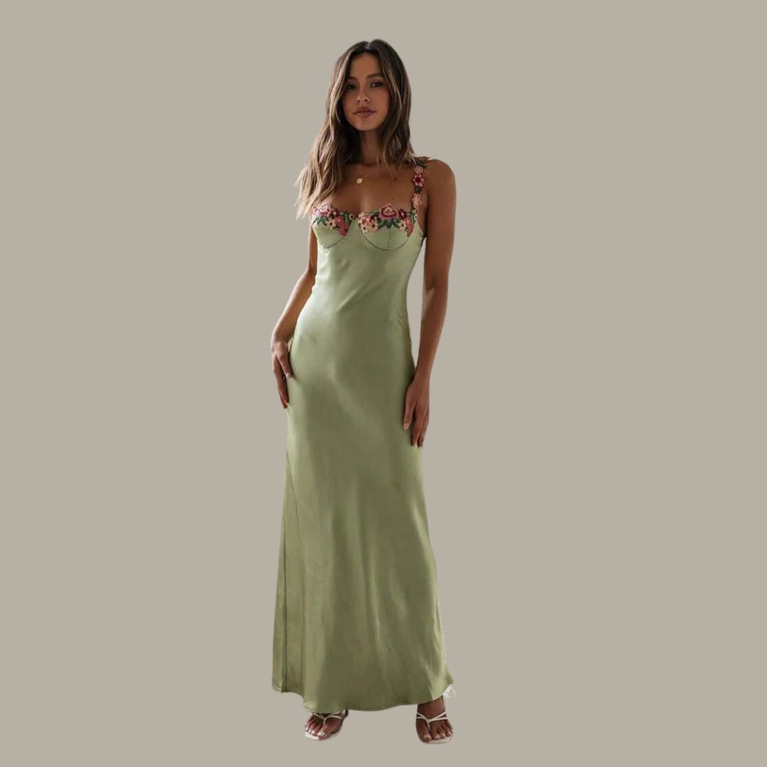 Delfina | Embroidered Dress
