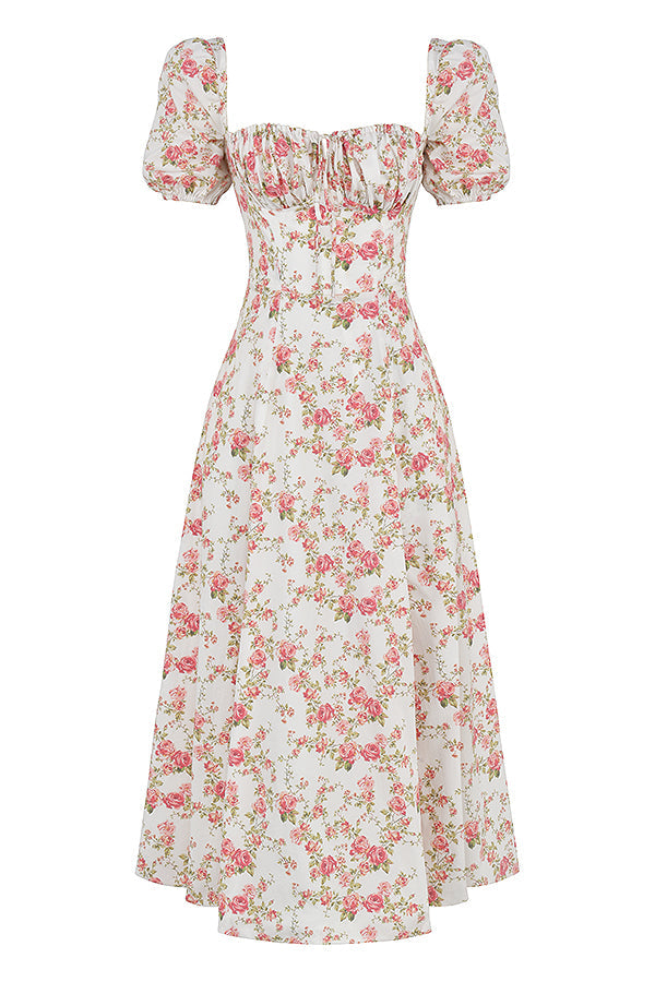 Lilibet | Floral Midi Sundress