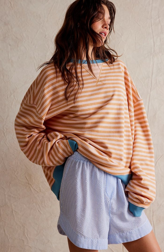 Tahlia | Striped Oversized Sweater
