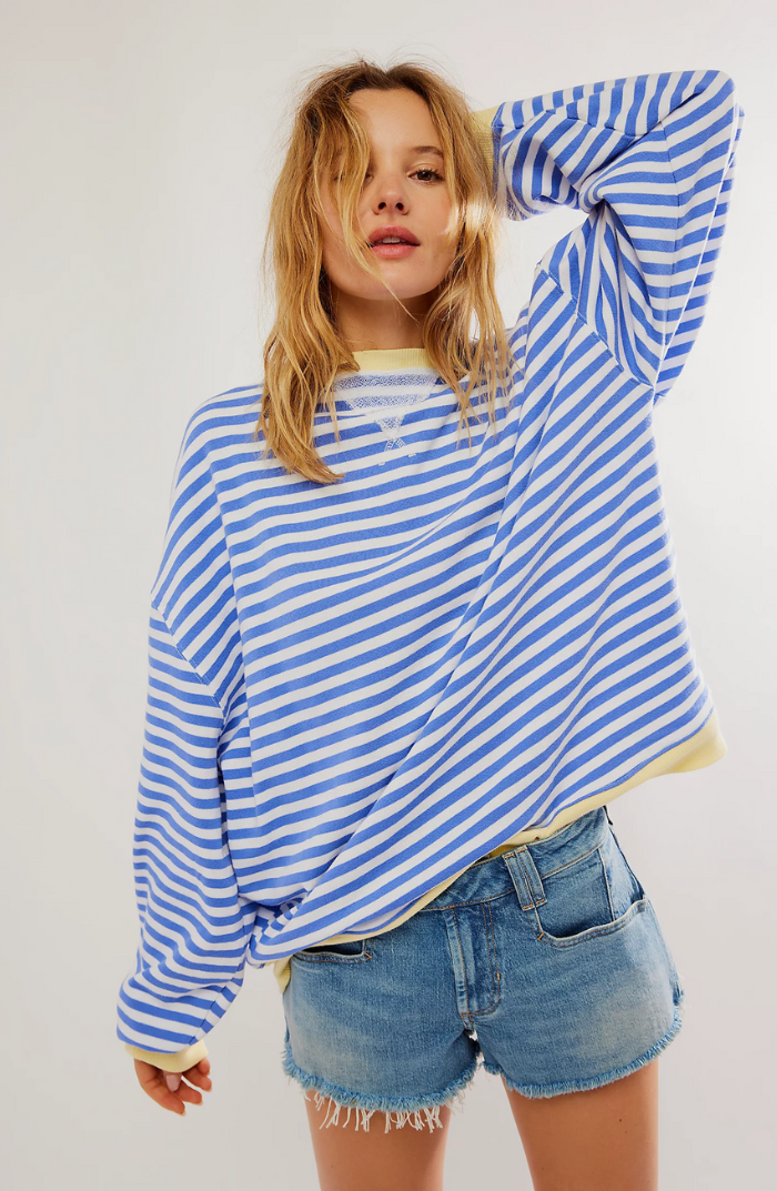 Tahlia | Striped Oversized Sweater
