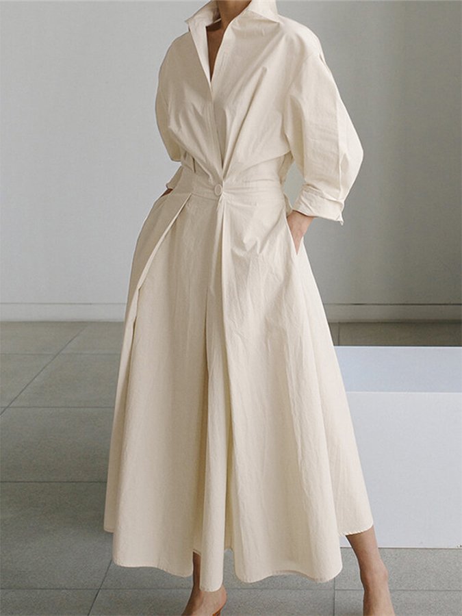 Mirabel | Elegant Shirt Dress with Buttons