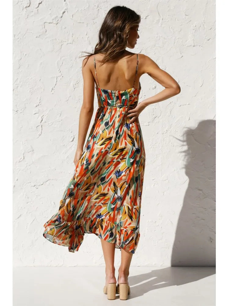Idalia | Vibrant Charm Colorful Dress