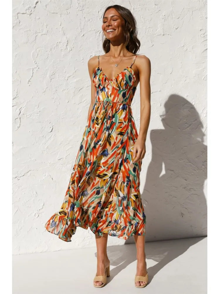 Idalia | Vibrant Charm Colorful Dress