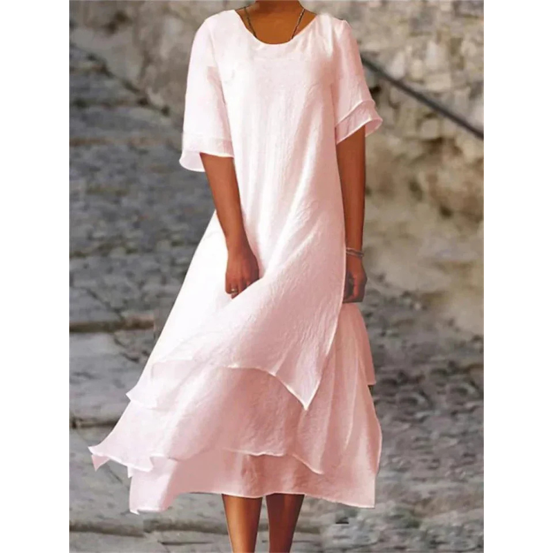 Phoebe | Comfortable Elegant Women's Midi Dress