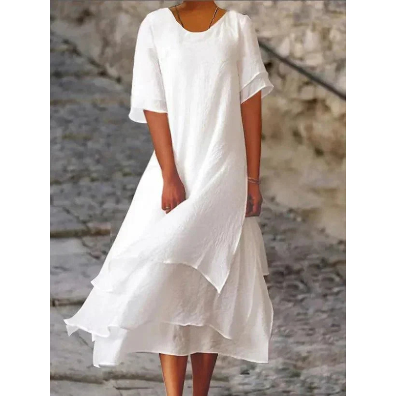 Phoebe | Comfortable Elegant Women's Midi Dress