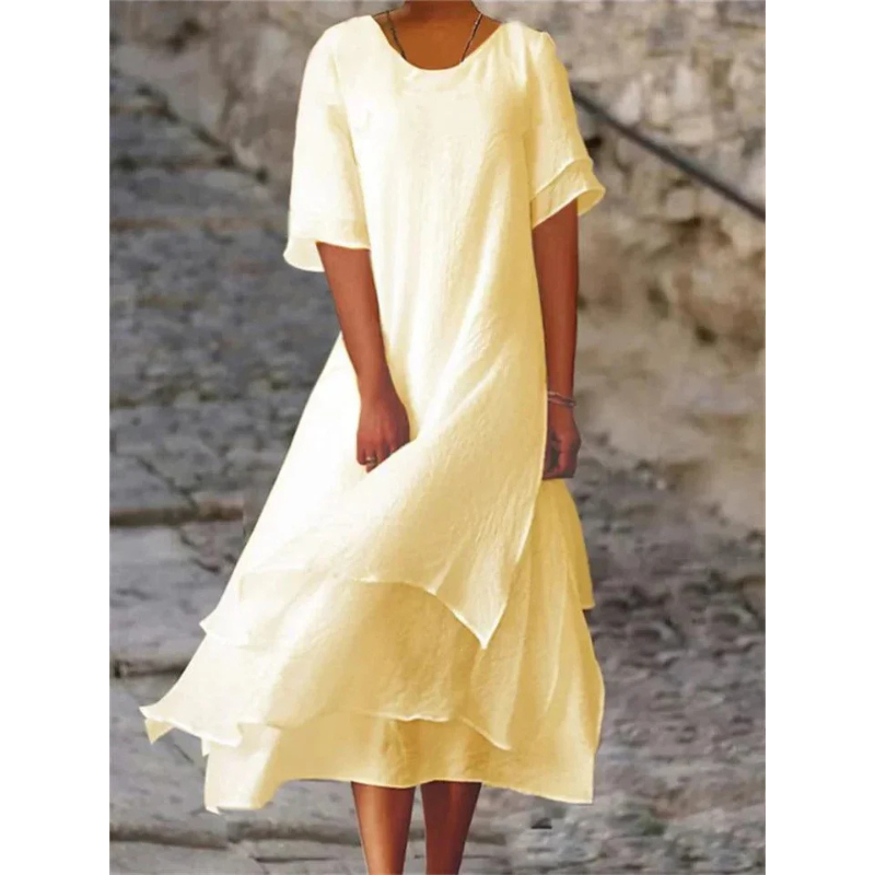 Phoebe | Comfortable Elegant Women's Midi Dress