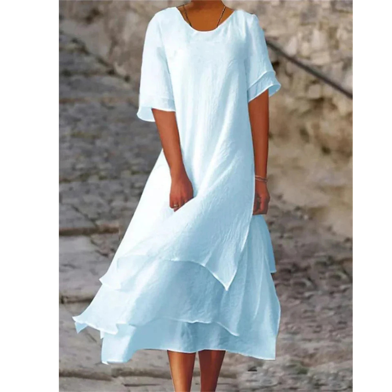 Phoebe | Comfortable Elegant Women's Midi Dress