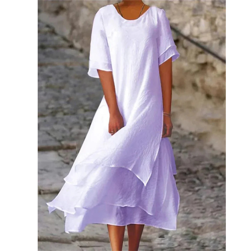 Phoebe | Comfortable Elegant Women's Midi Dress