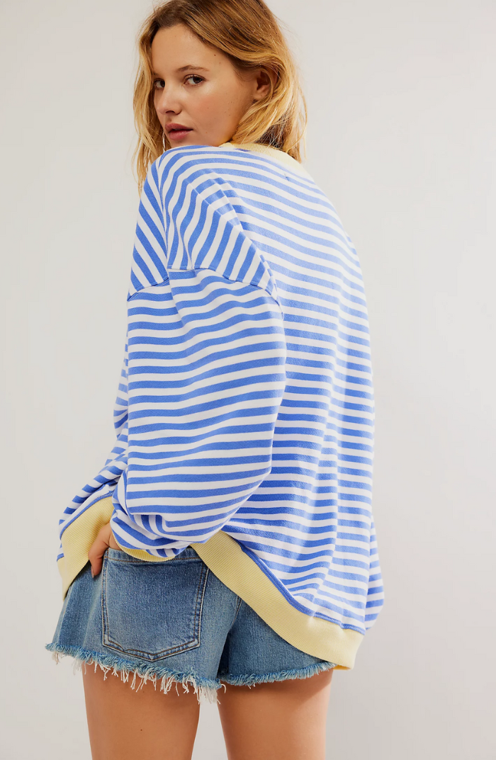 Tahlia | Striped Oversized Sweater