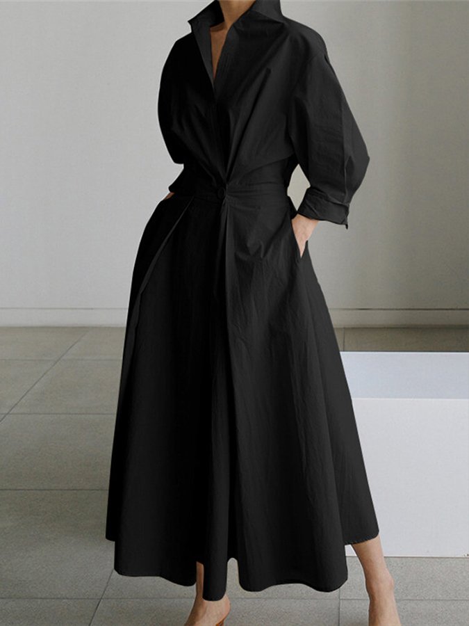 Mirabel | Elegant Shirt Dress with Buttons