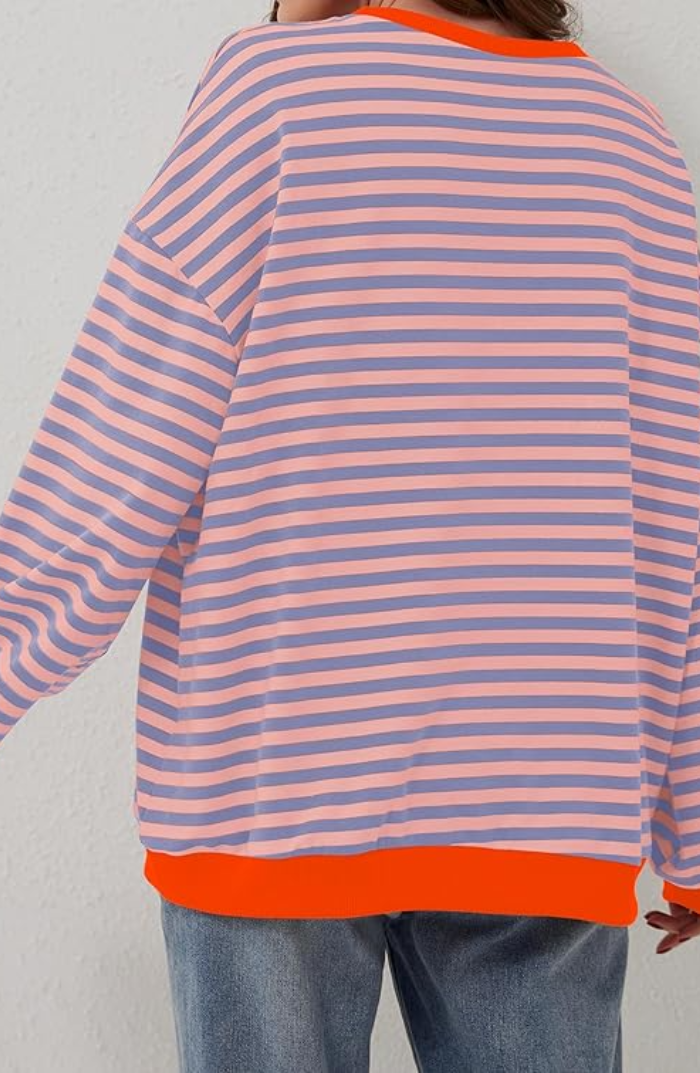Tahlia | Striped Oversized Sweater