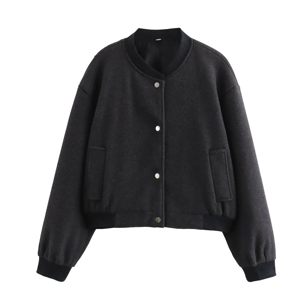 Davinia | Cropped Bomber Jacket