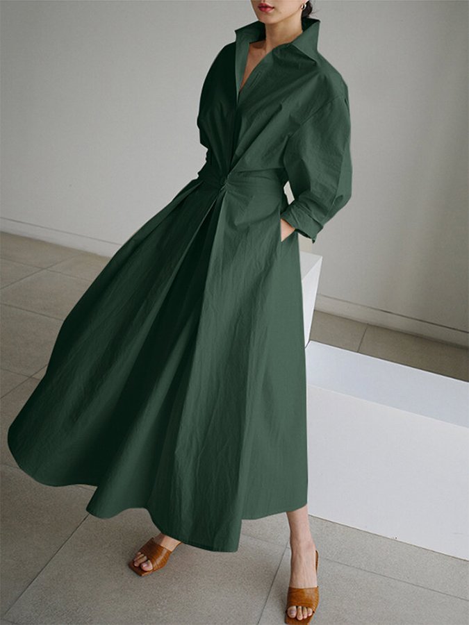 Mirabel | Elegant Shirt Dress with Buttons
