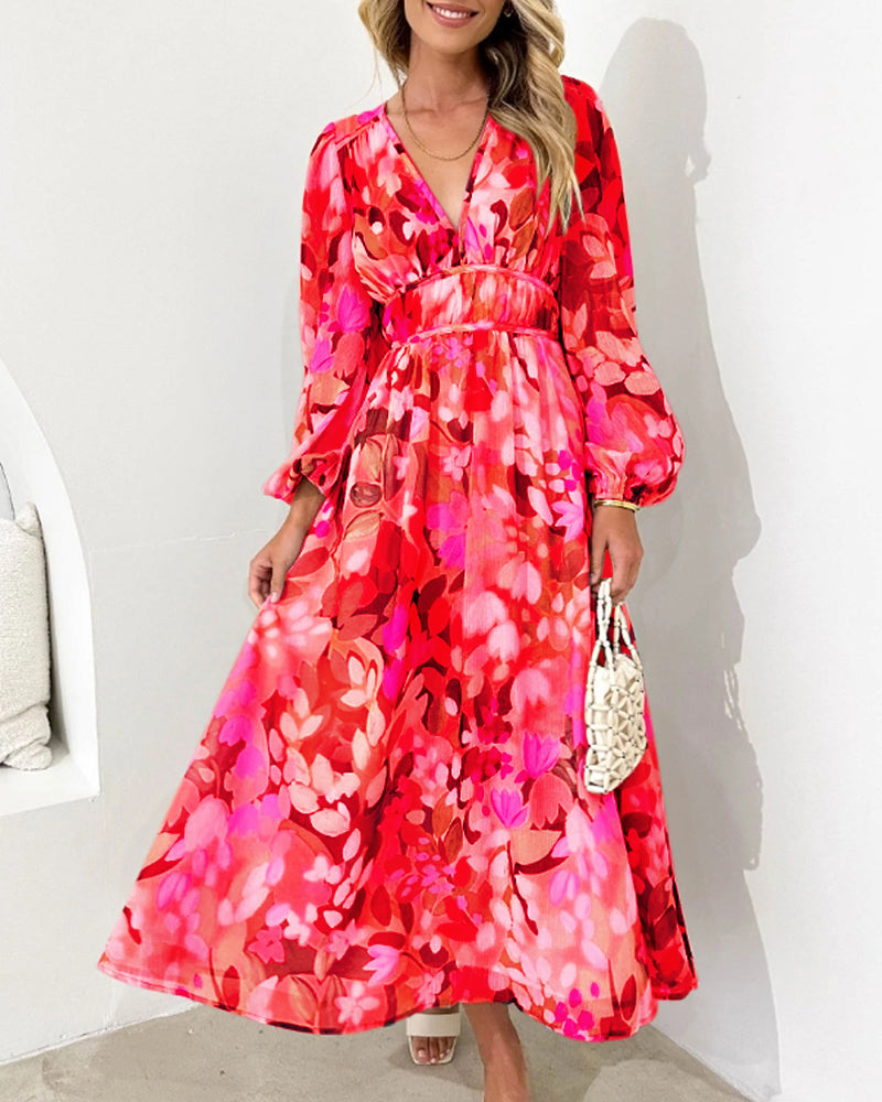 Bella | Elegant Floral Maxi Dress
