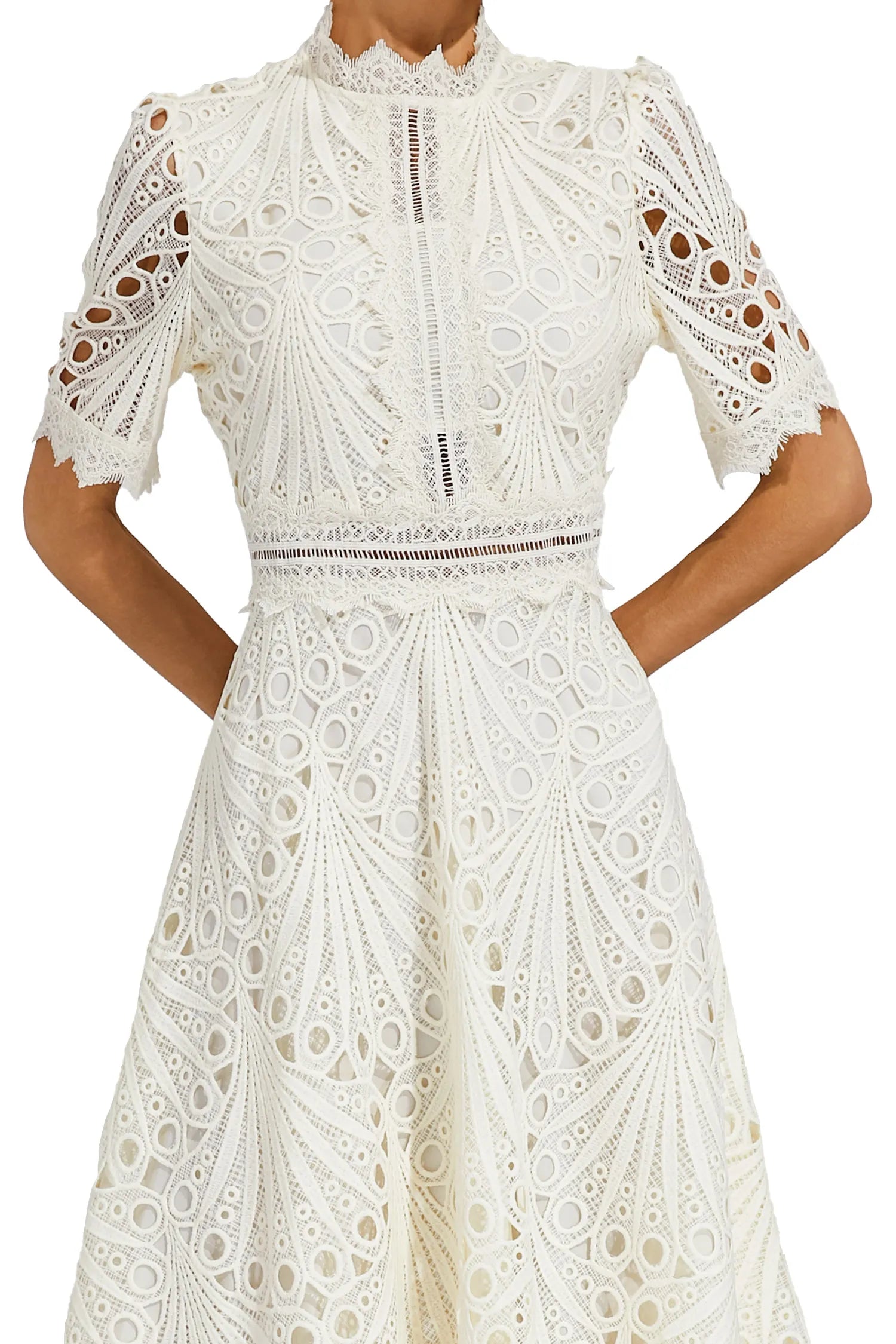 Aviana | Women's Elegant Lace Midi Dress