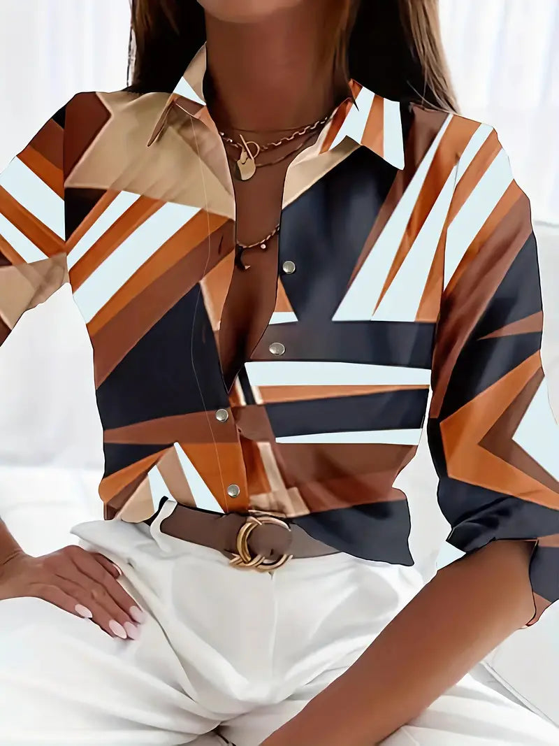 Elowen | Casual Long-Sleeved Shirt