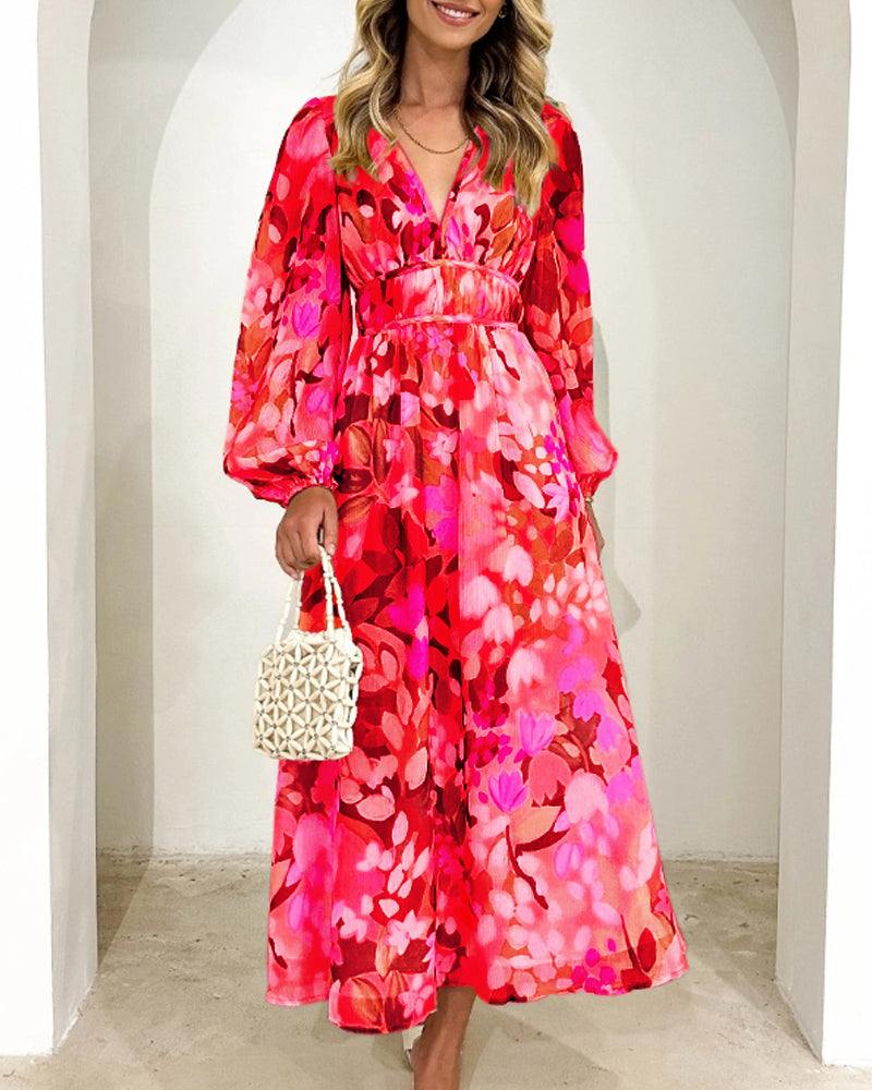 Bella | Elegant Floral Maxi Dress
