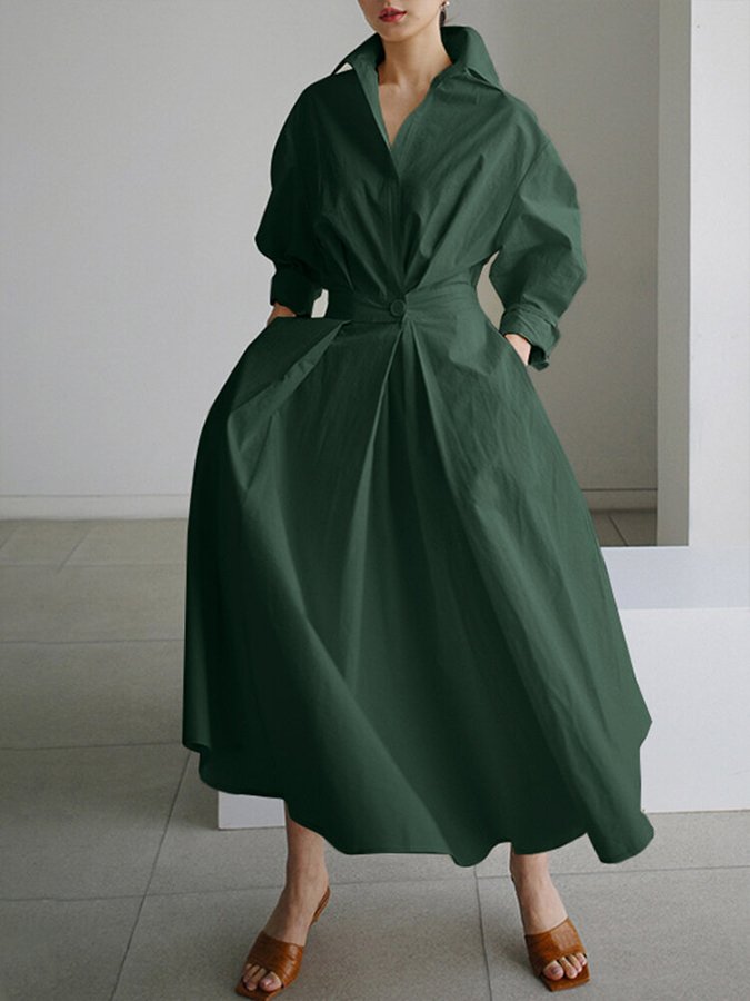 Mirabel | Elegant Shirt Dress with Buttons