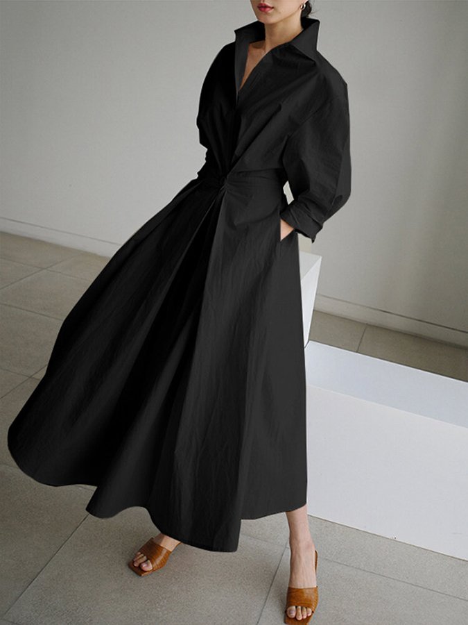 Mirabel | Elegant Shirt Dress with Buttons