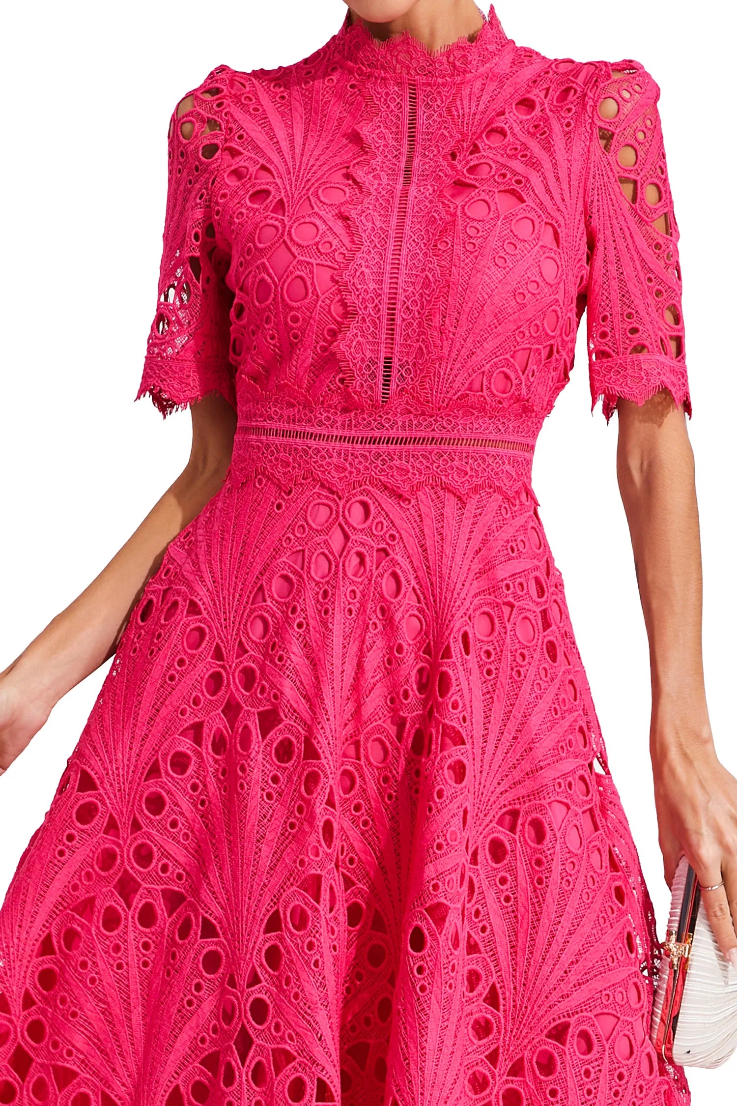 Aviana | Women's Elegant Lace Midi Dress