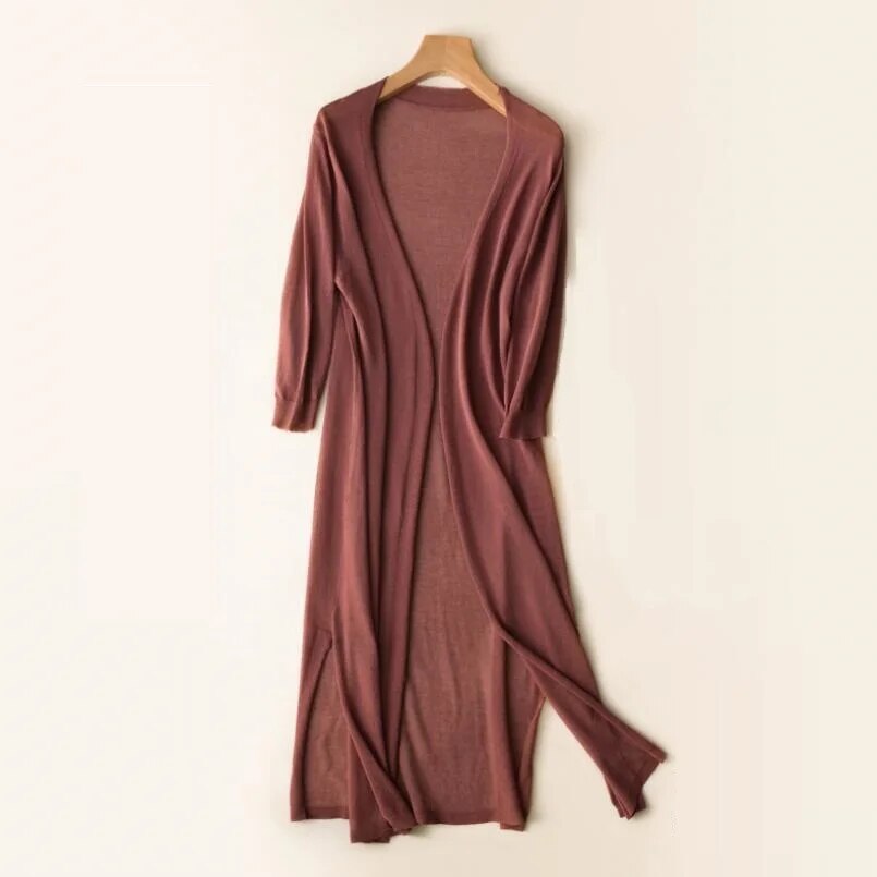 Sybella | Long Knitted Cardigan
