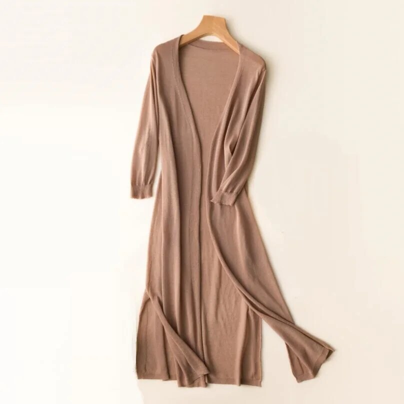 Sybella | Long Knitted Cardigan