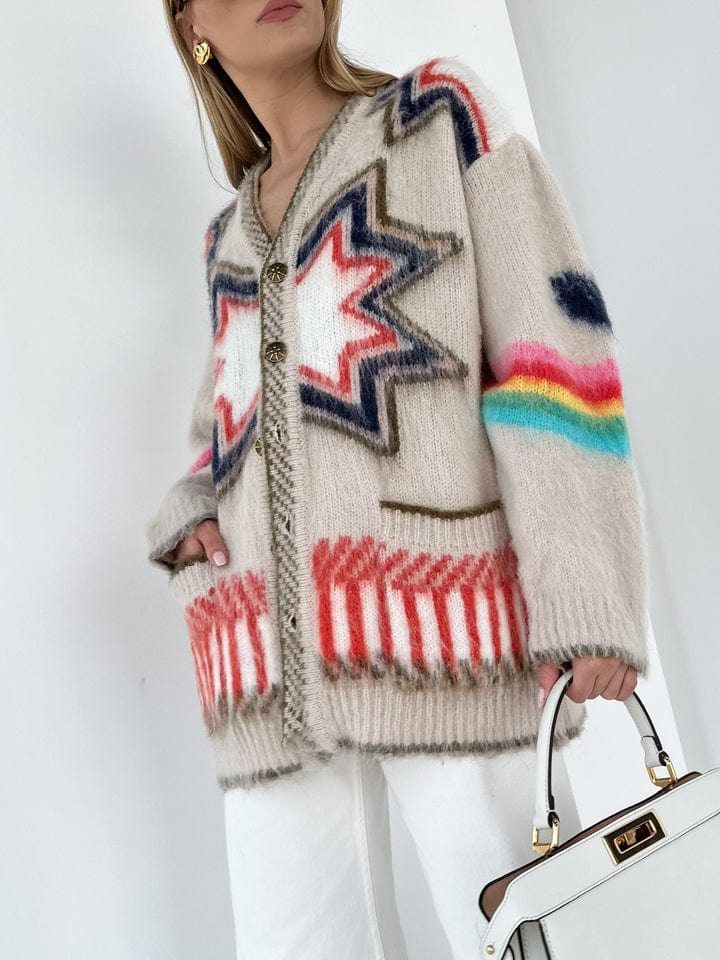 Isolde | Printed Cardigan