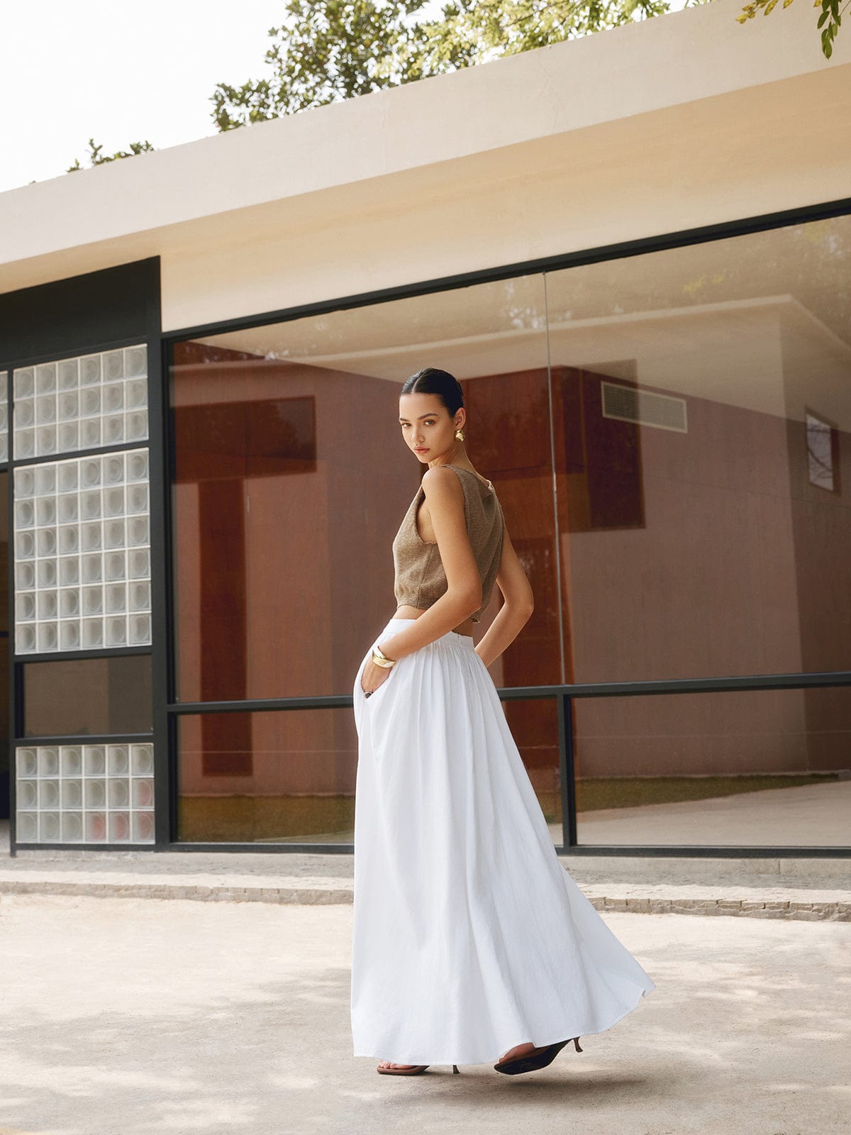 Amelie | Long Full Skirt