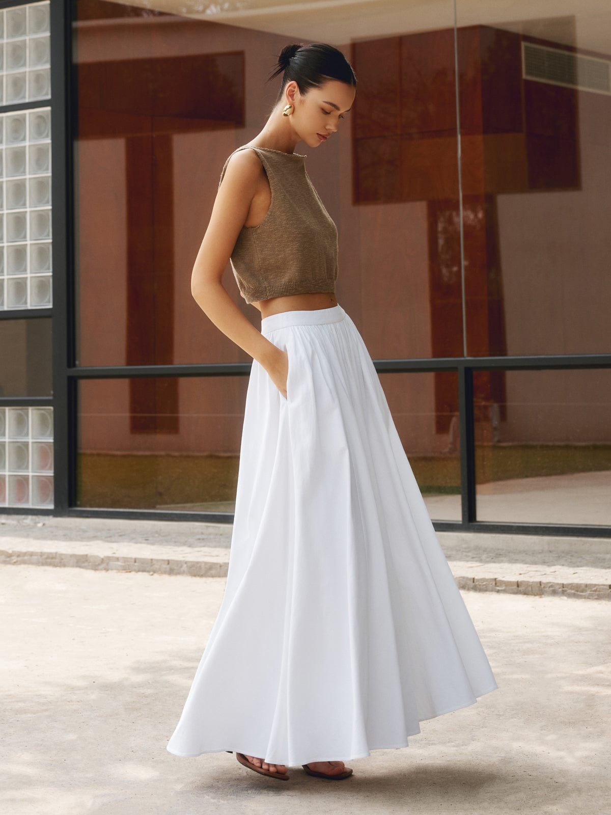 Amelie | Long Full Skirt