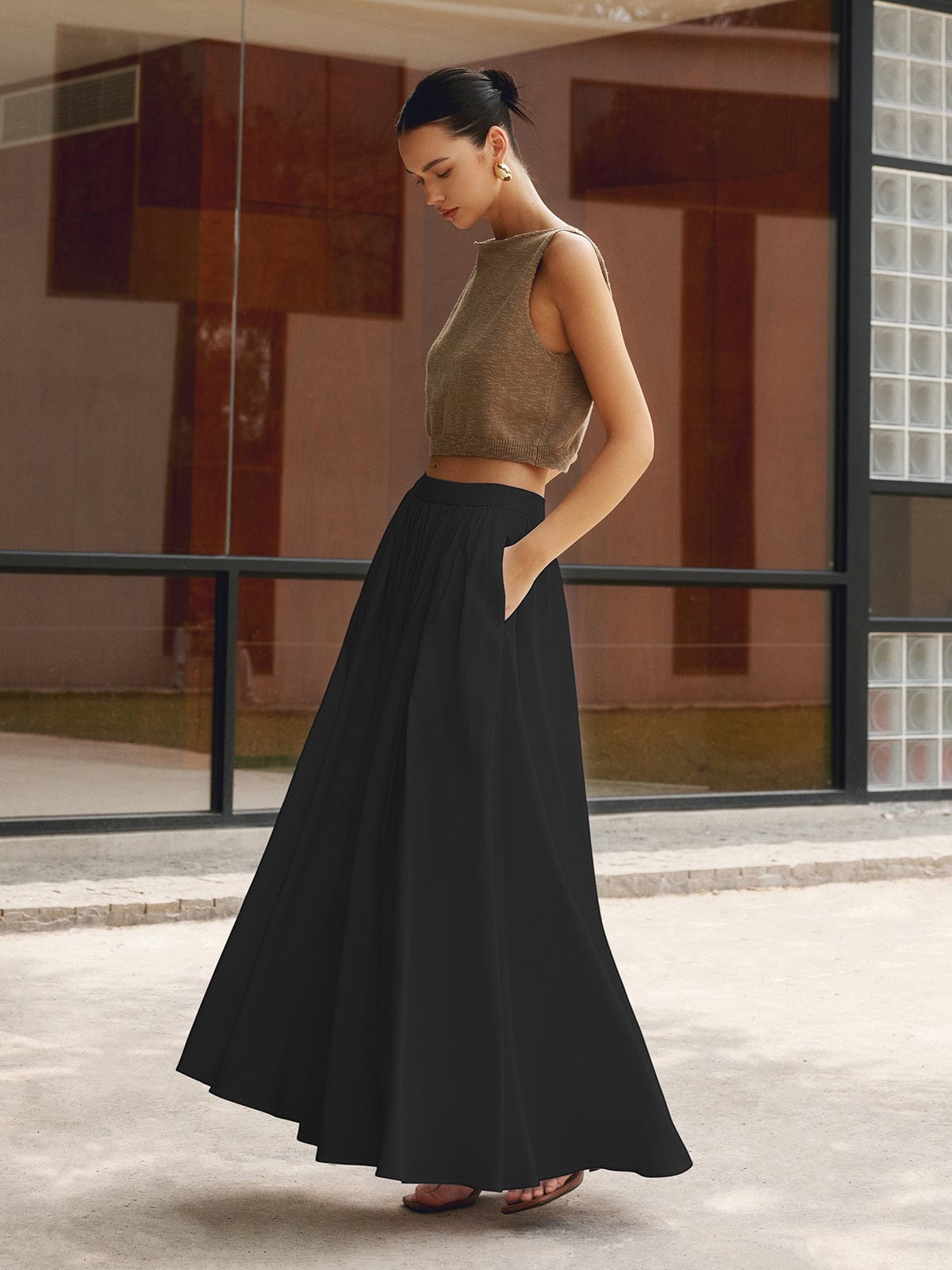 Amelie | Long Full Skirt