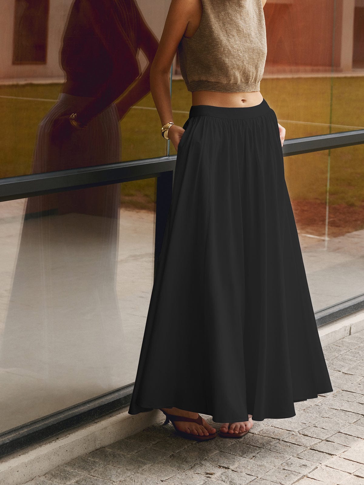 Amelie | Long Full Skirt