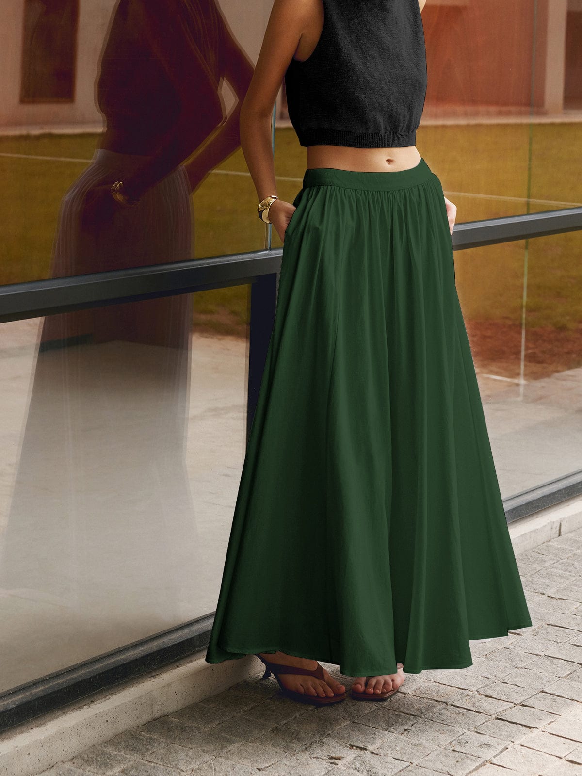 Amelie | Long Full Skirt