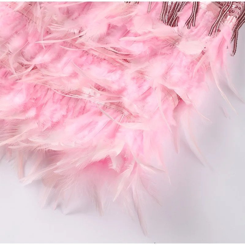 Matilda | Feather Mini Dress