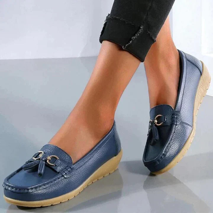 Maisie | Leather Moccasins
