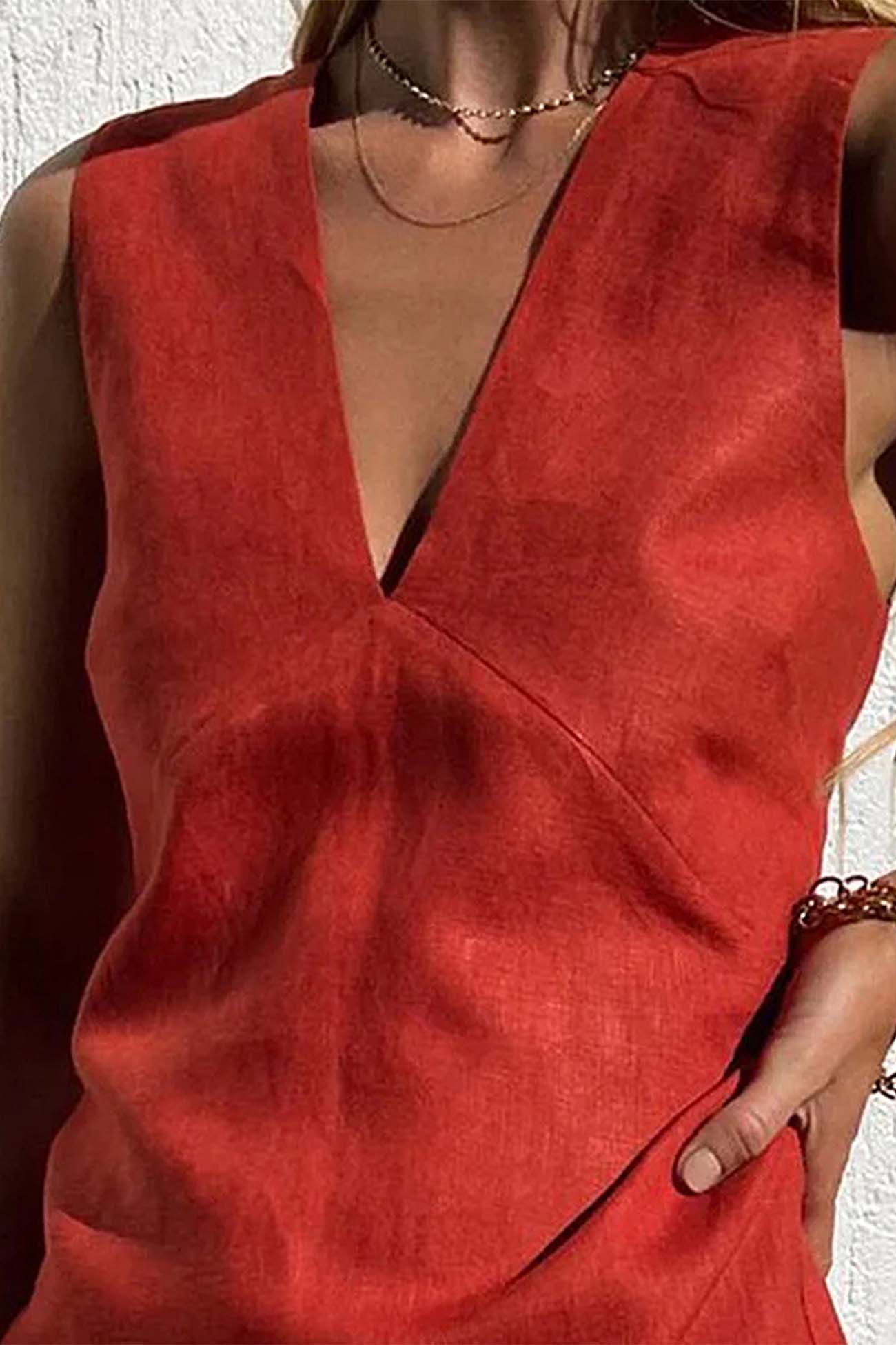 Juliet | V-Neck Mini Dress
