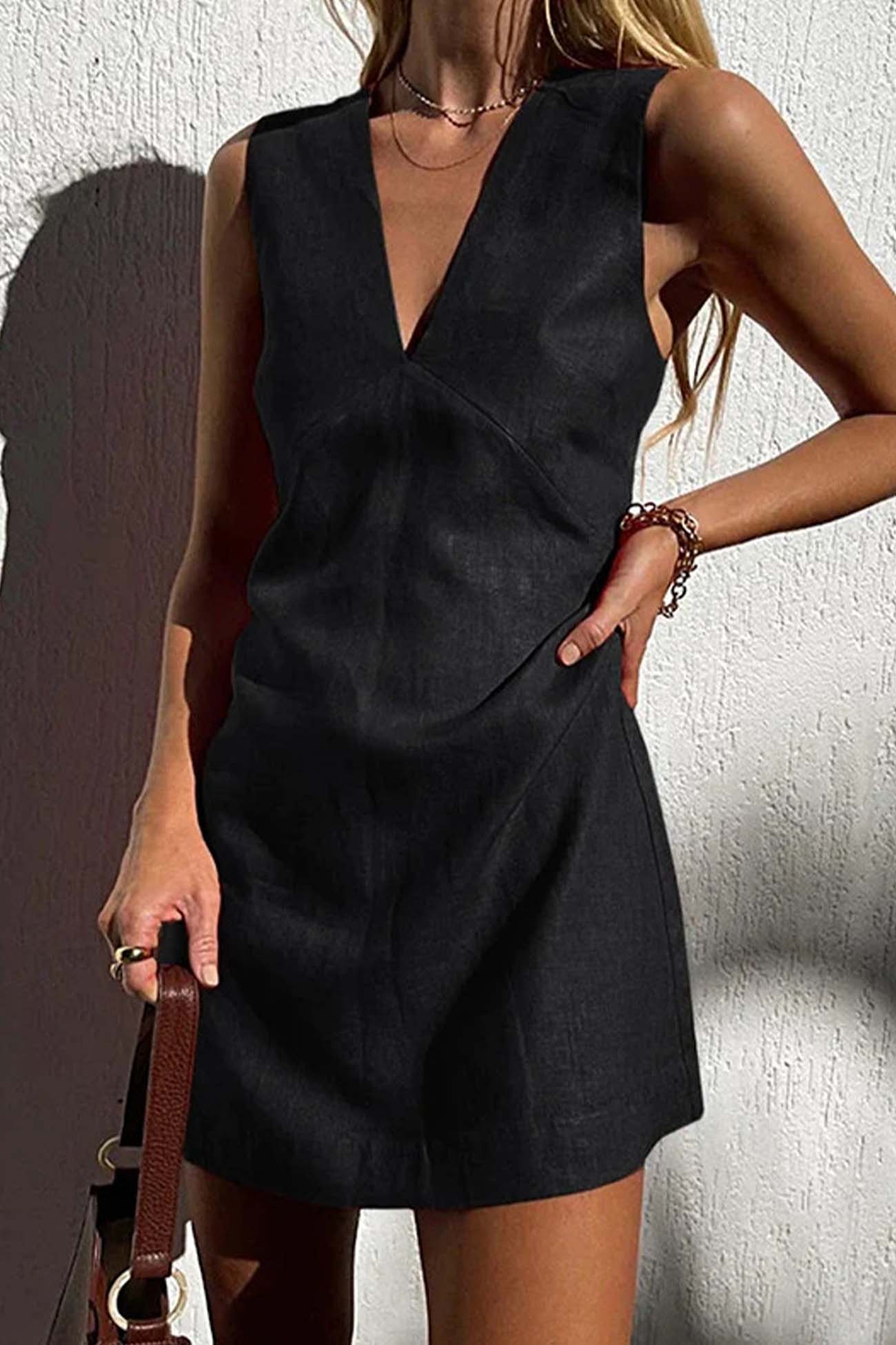 Juliet | V-Neck Mini Dress