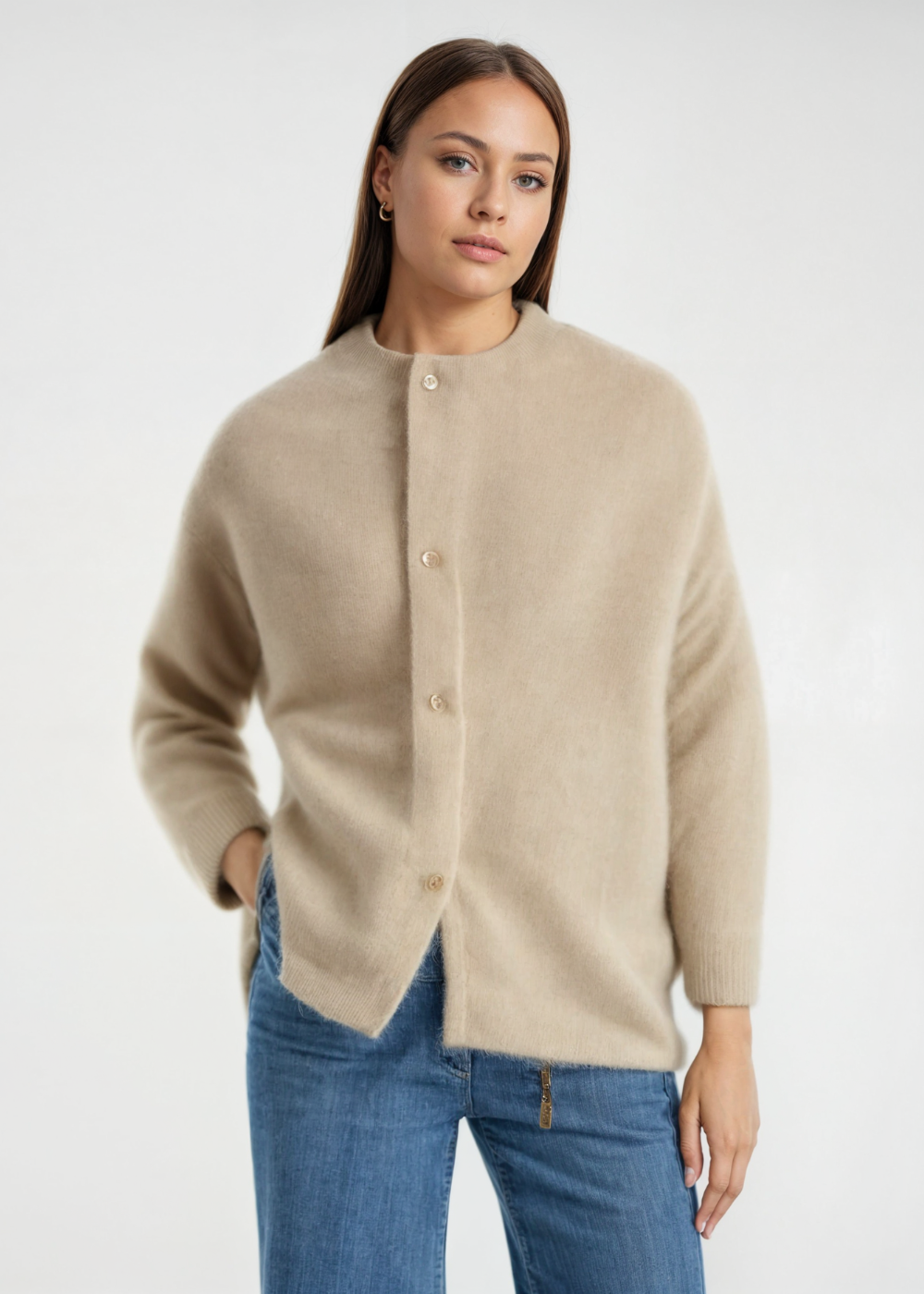 Saffron | Wool Cardigan