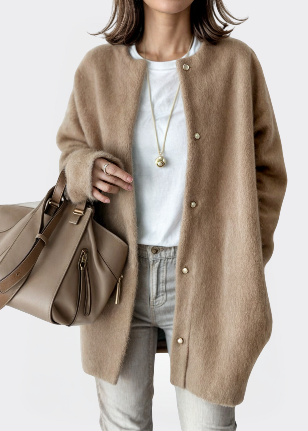 Saffron | Wool Cardigan