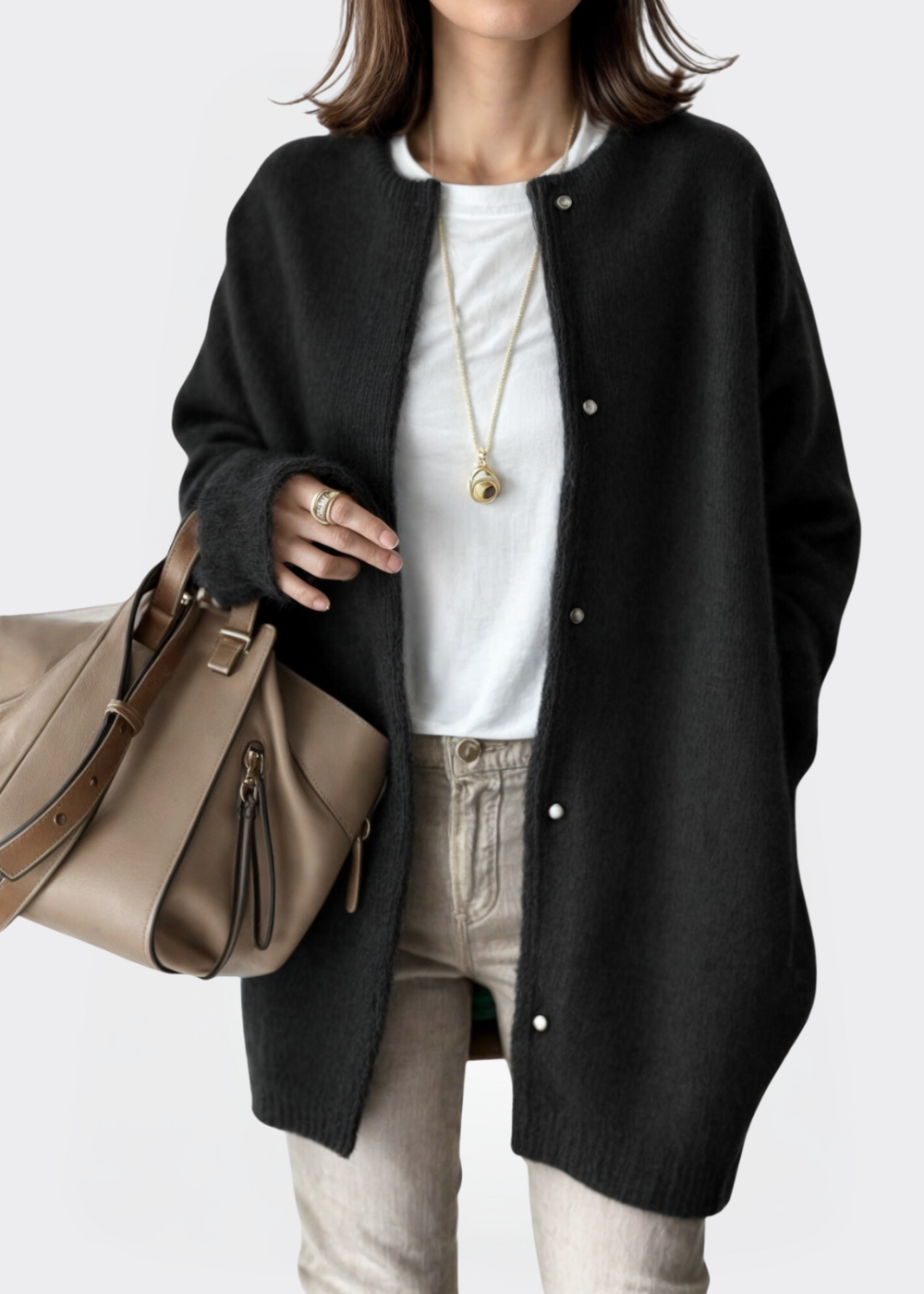 Saffron | Wool Cardigan