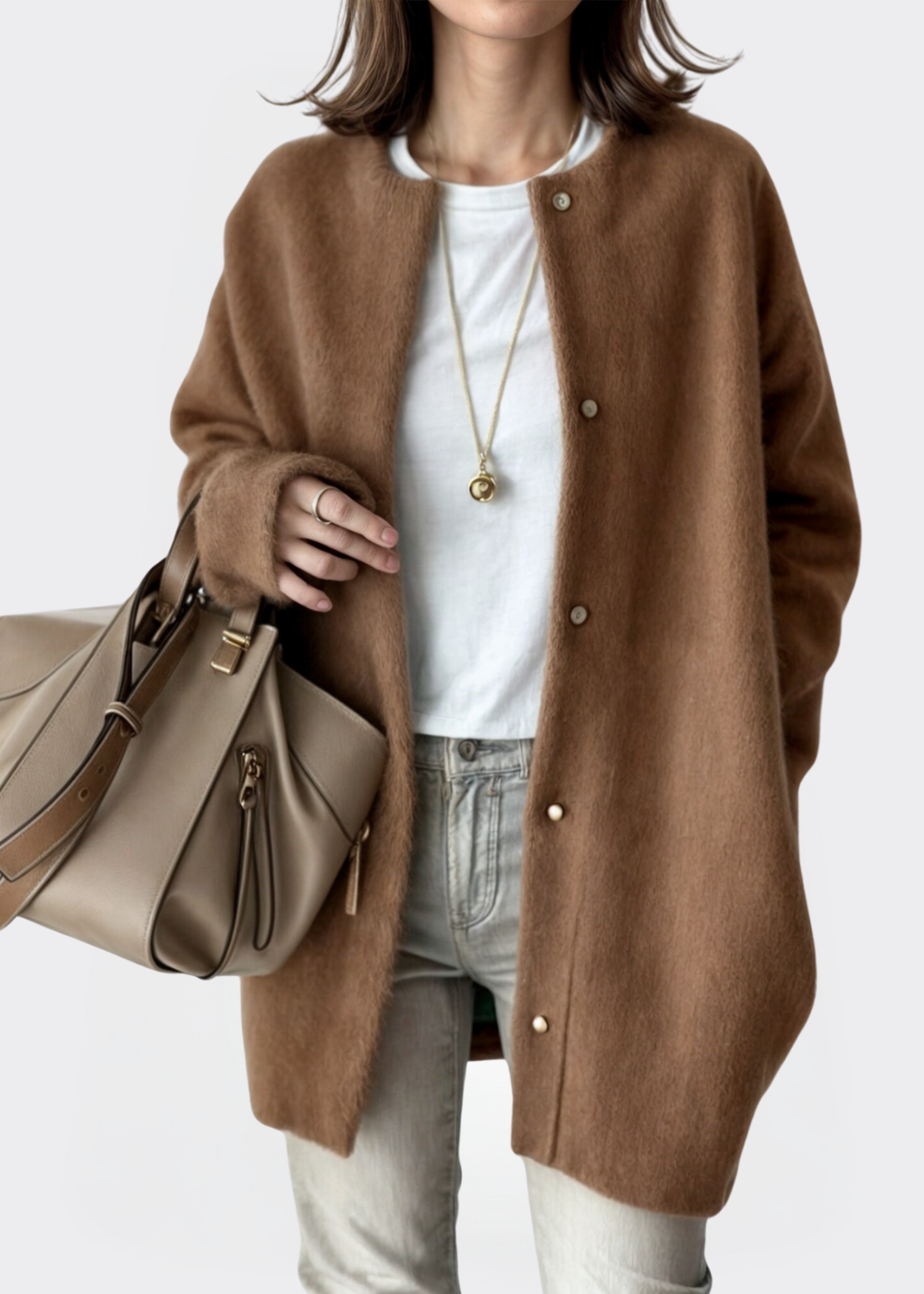 Saffron | Wool Cardigan