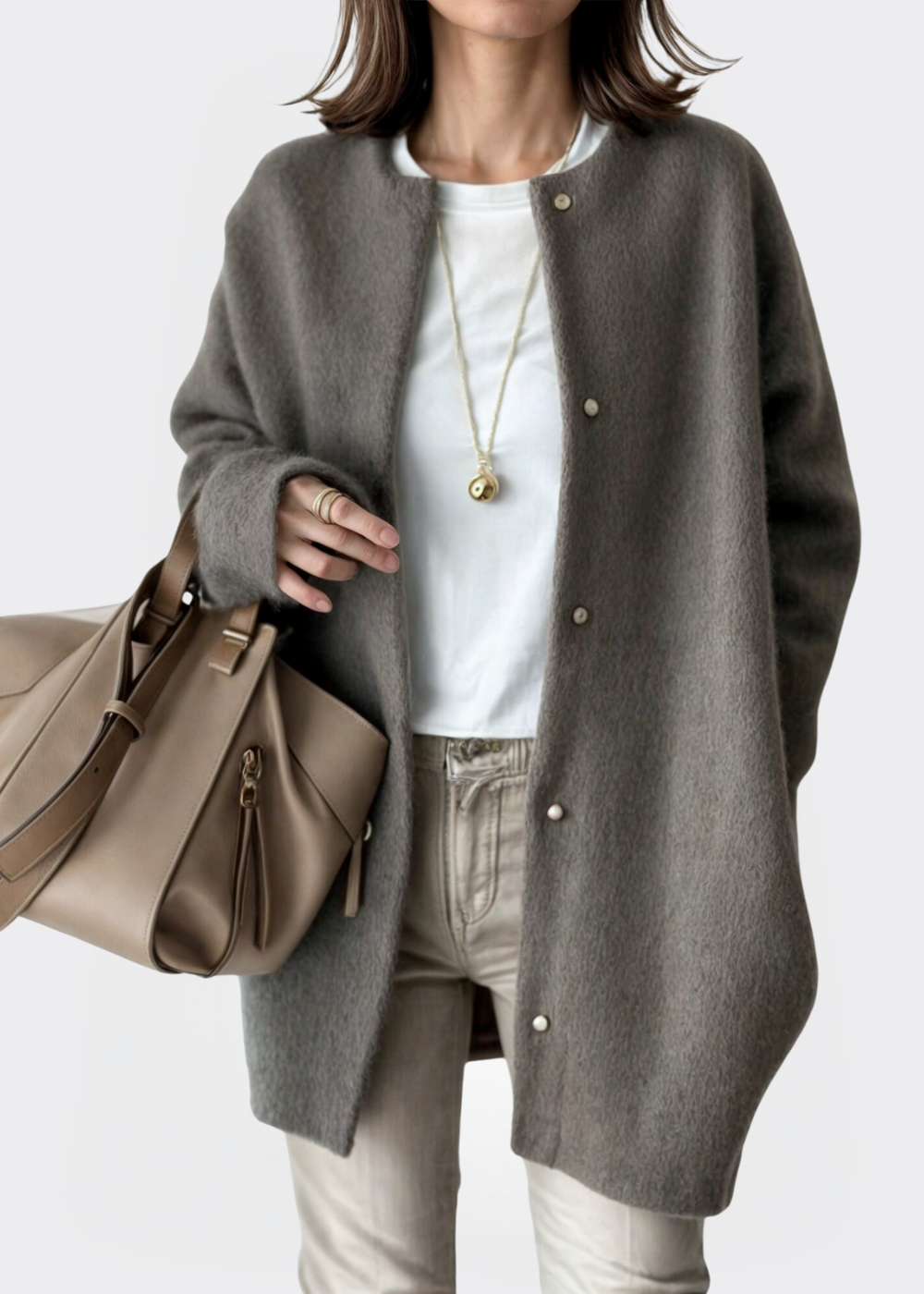 Saffron | Wool Cardigan