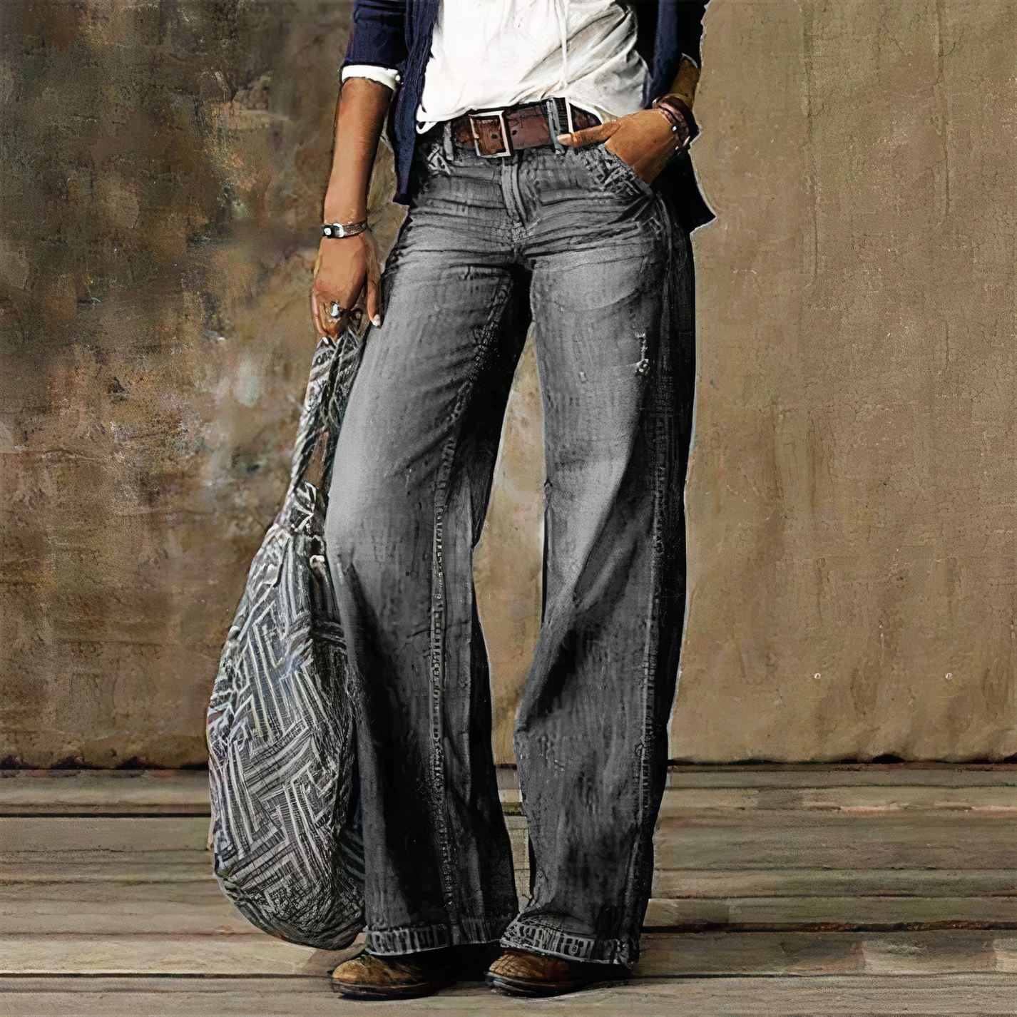 Ottilia | Retro Denim Trouser