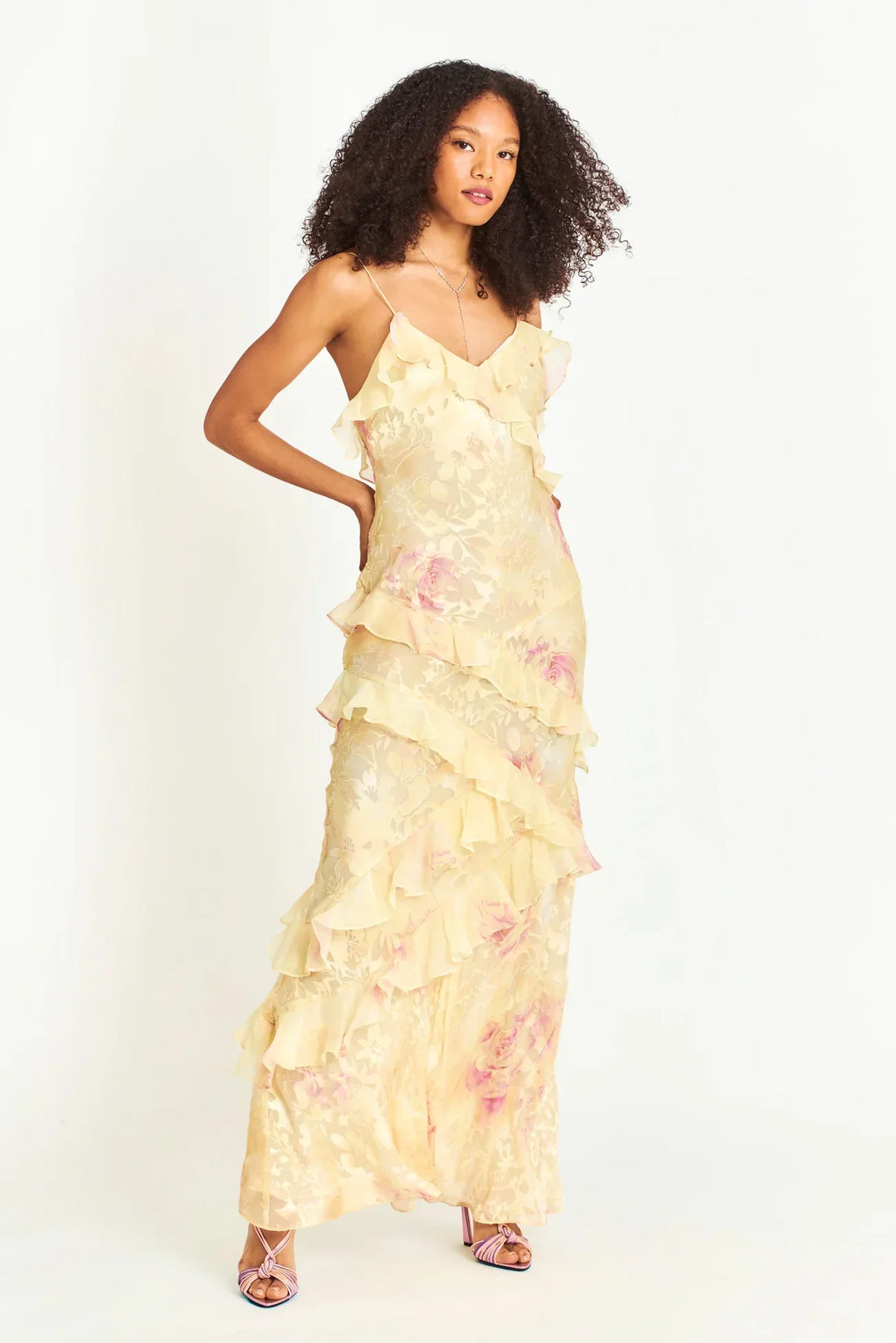 Estella | Ruffle Maxi Dress