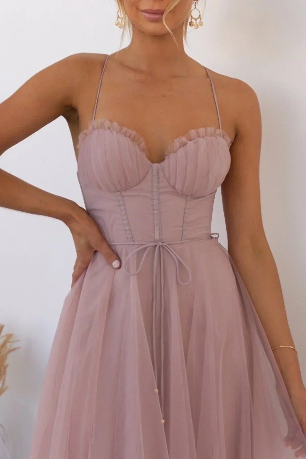 Kiera | Mesh Corset Lace Dress
