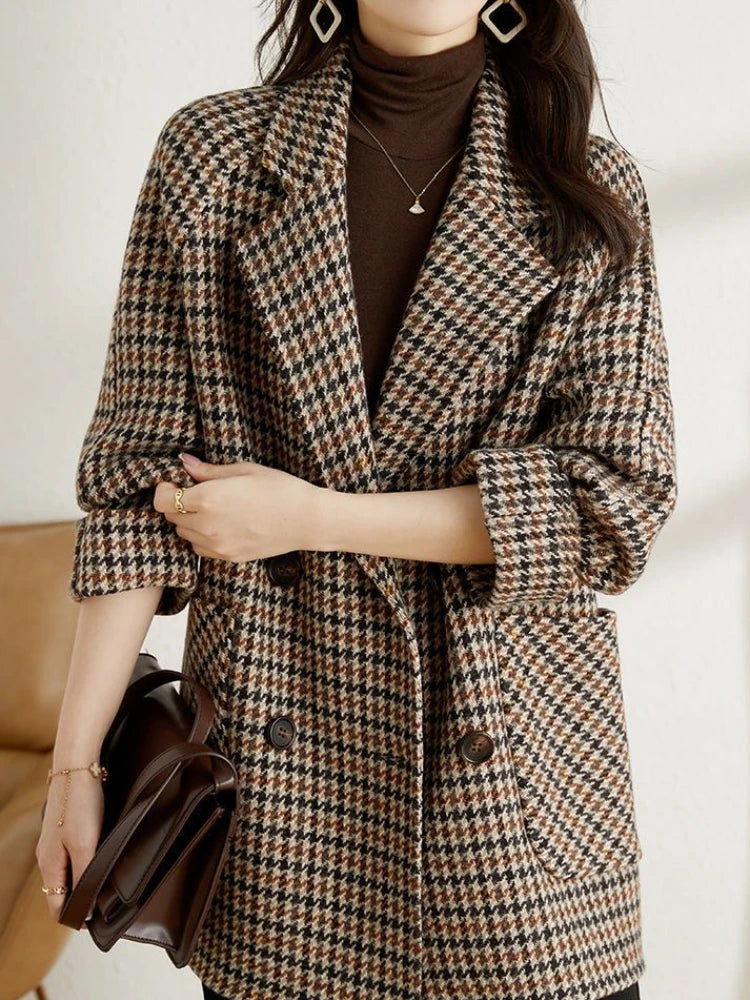 Persephone | Women's Checkered Jacket