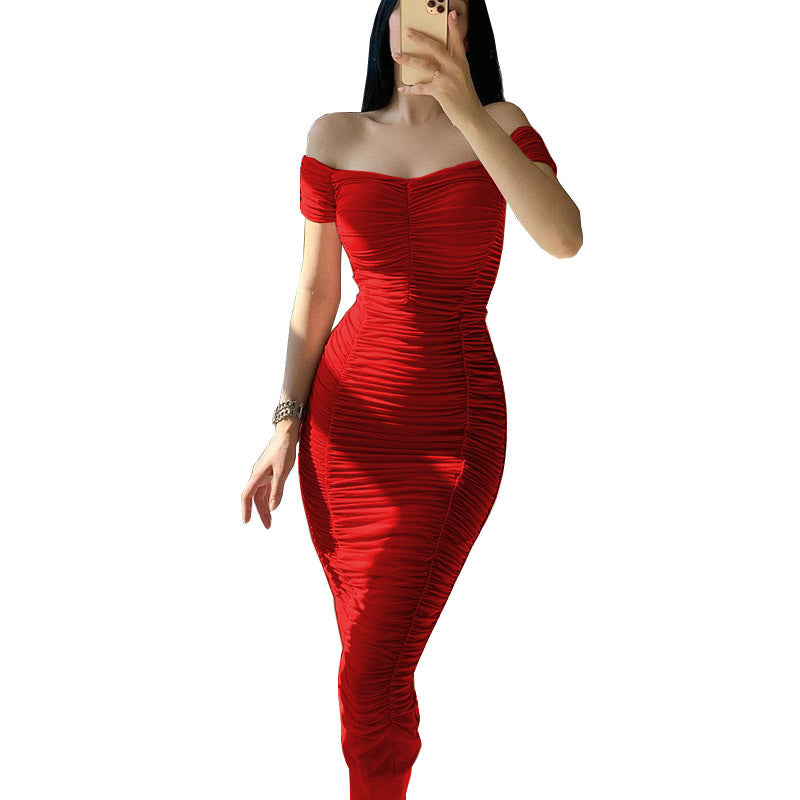 Ember | Women's Off-Shoulder Ruched Dress