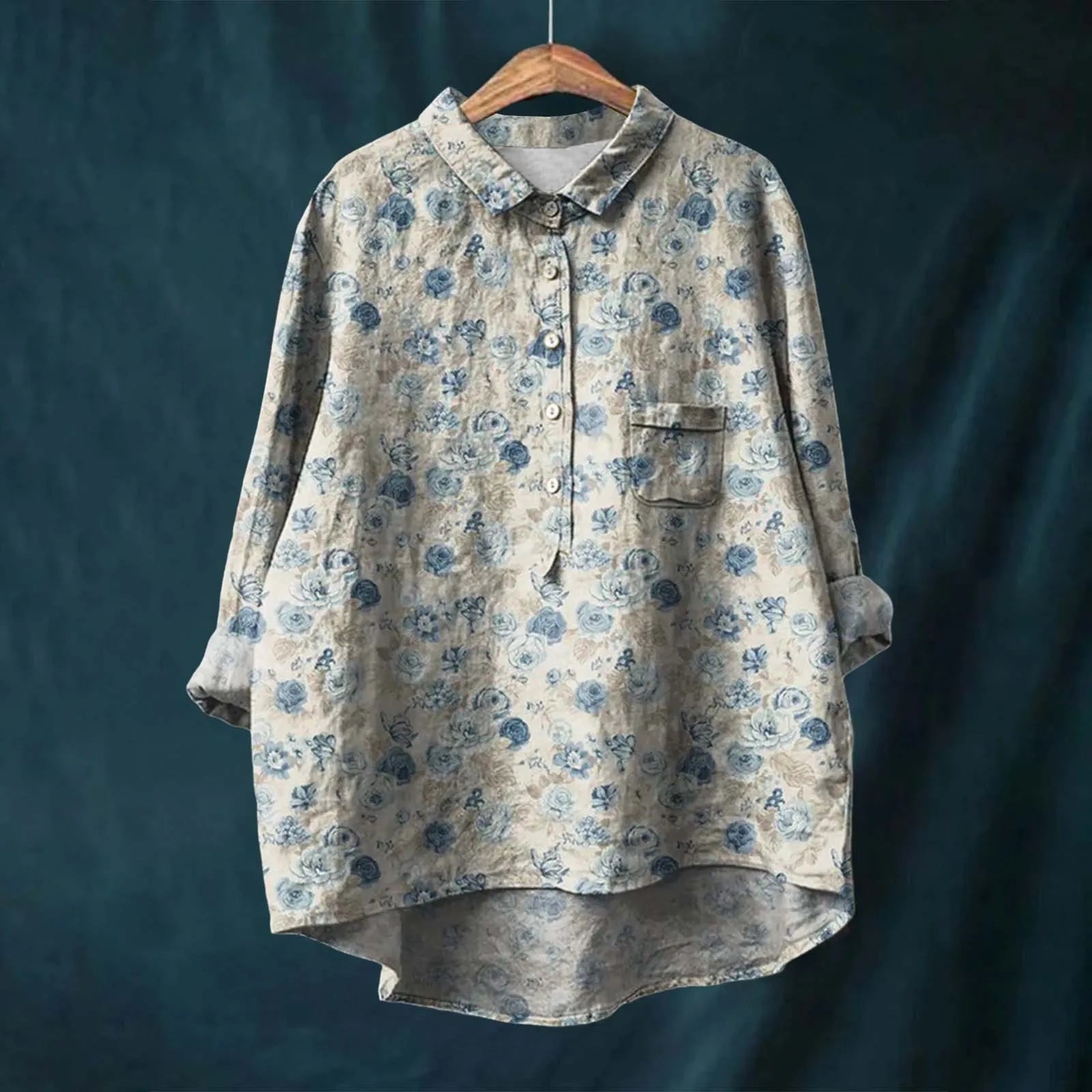 Megan | Elegant Floral Shirt