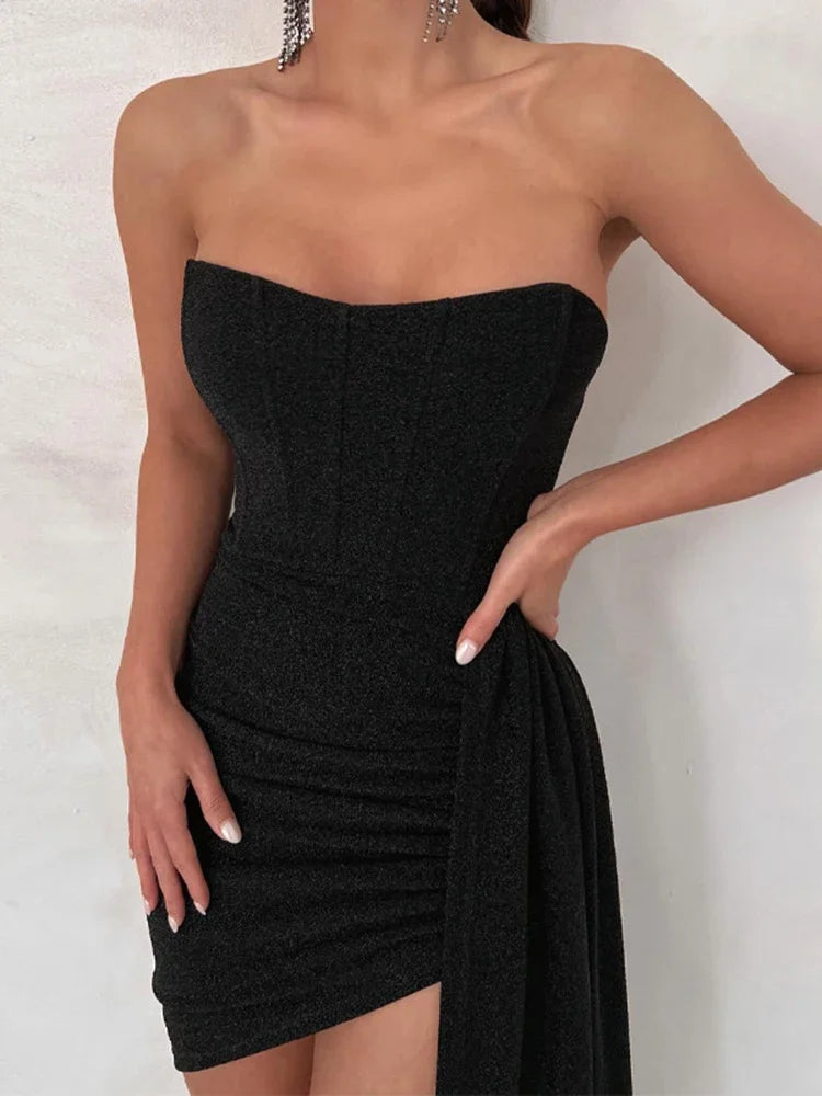 Tabitha | Glitter Mini Dress
