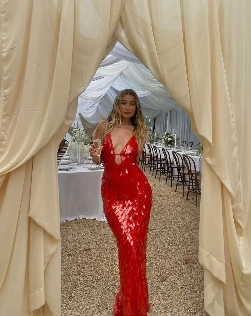 Rhea | Women's Dazzling Sequin Gown